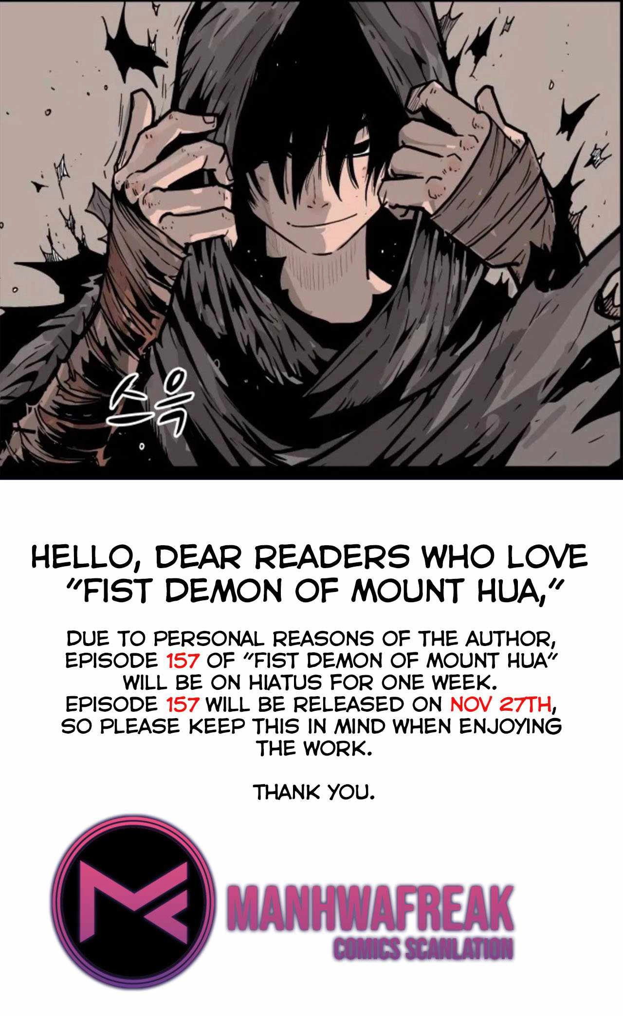 Fist Demon of Mount Hua Chapter 156.5 1